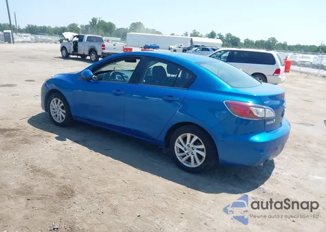 2012 Mazda Mazda3 I Touring z USA, uszkodzony, nr VIN JM1BL1V79C1645448